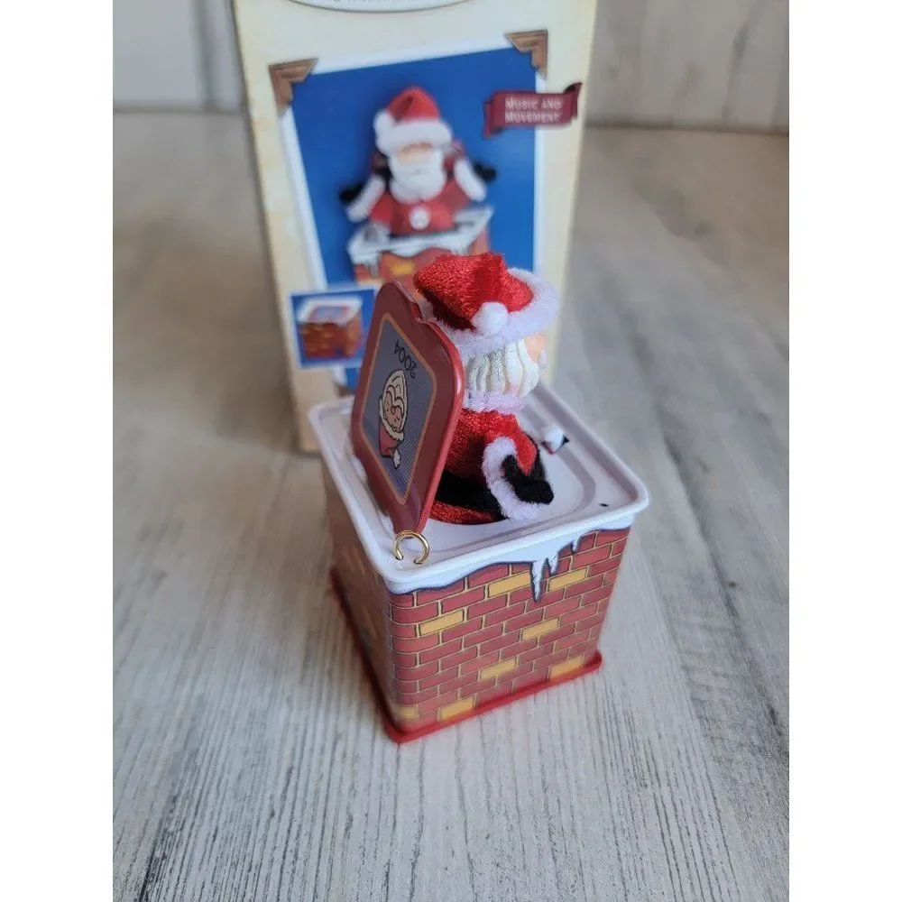 Hallmark 2004‎ pop! goes the Santa ornament Xmas